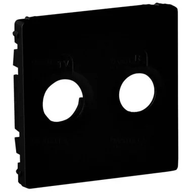 LEGRAND 756782 Valena Life TV-Rádió csatlakozóaljzat burkolat, fekete