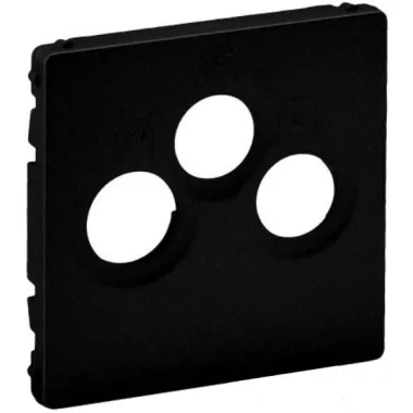 LEGRAND 756792 Valena Life TV-Rádió-SAT csatlakozóaljzat burkolat, fekete