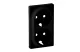 LEGRAND 756952 Valena Life 2x2P+F socket cover, black LEGRAND 756952 Valena Life 2x2P+F socket cover, black