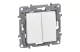 LEGRAND 764509 Niloé váltókapcsoló 10 AX + nyomó 6 A - 250 V±, fehér