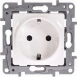   LEGRAND 764529 Niloé 2P + F socket with child protection (screw), white