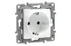 LEGRAND 764529 Niloé 2P+F dugalj csatlakozóaljzat gyermekvédelemmel (csavaros), fehér