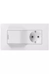 LEGRAND 764530 Niloé 2P + F / USB combined socket, white LEGRAND 764530 Niloé 2P + F / USB combined socket, white