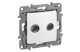 LEGRAND 764557 Niloé TV-SAT aljzat, átmenő (14 dB), fehér