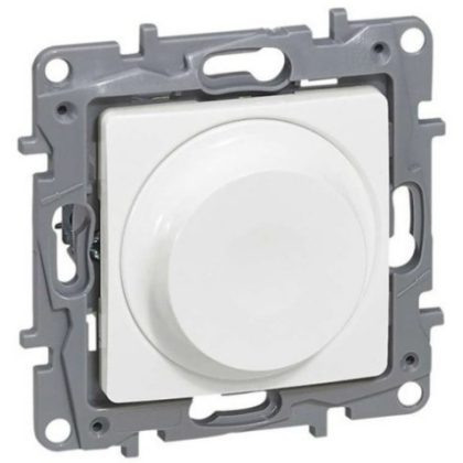 LEGRAND 764588 Niloé forgatógombos fényerőszabályzó 5 - 300 W (izzó, halogén), 2-vezetékes, fehér