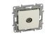 LEGRAND 764652 Niloé TV aljzat, átmenő (14 dB), bézs