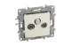 LEGRAND 764664 Niloé TV-RD-SAT aljzat átmenő (14dB), bézs
