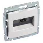 LEGRAND 770072 Valena RJ45 informatikai csatlakozóaljzat Cat.6A STP, fehér