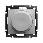   LEGRAND 770263 Valena forgatógombos fényerőszabályzó  alumínium 2 vezetékes, 300W, LED-hez is