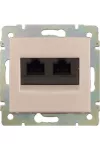 LEGRAND 774173 Valena 2xRJ45 informatikai csatlakozóaljzat Cat.6A STP, elefántcsont