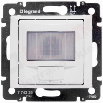   LEGRAND 774229 Valena motion sensor switch 3-250 W, front on-off, 2-wire, white