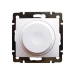   LEGRAND 774263 Valena forgatógombos fényerőszabályzó fehér 2 vezetékes, 300W, LED-hez is