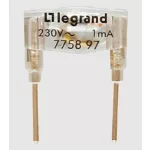 LEGRAND 775897 230V 0,5mA zöld glimmlámpa