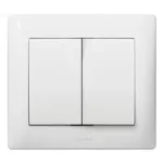 LEGRAND 777012 Galea Life kettős billentyű, fehér