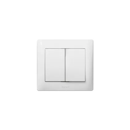LEGRAND 777012 Galea Life kettős billentyű, fehér