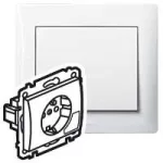   LEGRAND 777024 Galea Life 2P+F dugalj csatlakozóaljzat kiemelővel fehér