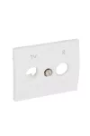 LEGRAND 777083 Galea Life TV-RD antenna-csatlakozóaljzat burkolat (30 mm), fehér