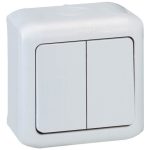   LEGRAND 782382 Forix IP44 falon kívüli csillárkapcsoló 10 AX - 250 V~ szürke