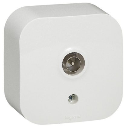   LEGRAND 782415 Forix IP20 falon kívüli TV antenna-csatlakozóaljzat, végzáró fehér