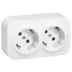   LEGRAND 782433 Forix IP20 2x2P+F dugalj csatlakozóaljzat, fehér 230V