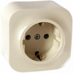   LEGRAND 782441 Forix IP20 fk 2P+F földelt dugalj csatlakozóaljzat, 16 A , gyv nélkül, bézs