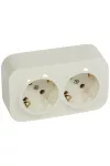 LEGRAND 782463 Forix IP21 sínezett 2x2P+F dugalj csatlakozóaljzat, bézs