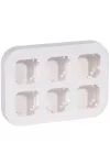 LEGRAND 782496 Forix IP20 fk 6-os munkaállomás, vízszintesen/függőlegesen felszerelhető, fehér