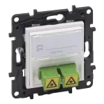 LEGRAND 863171 Niloé Step SC/APC optikai aljzat, fehér