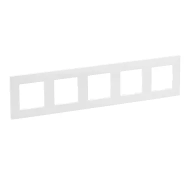 LEGRAND 863195 Niloé Step 5-ös keret, fehér