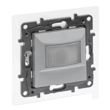 LEGRAND 863350A Niloé Step IP44 mozgásérzékelős kapcsoló 3 - 250 W, 120°, 2-vezetékes, alumínium