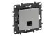 LEGRAND 863357 Niloé Step RJ45 Cat.5E FTP aljzat, alumínium