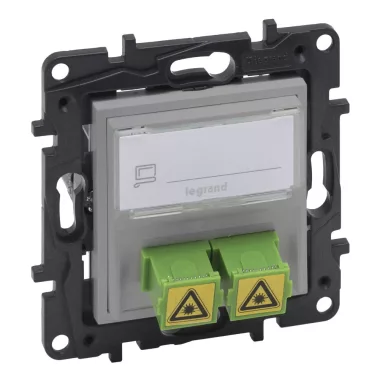 LEGRAND 863371 Niloé Step SC/APC optikai aljzat, alumínium