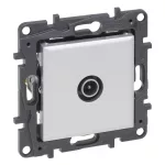   LEGRAND 863374 Niloé Step TV csillagpontos aljzat, végzáró (1,5 dB), alumínium