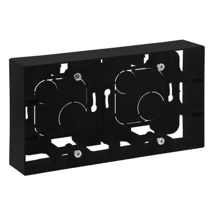 LEGRAND 863598 Niloé Step kettős kiemelődoboz, fekete