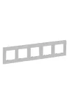 LEGRAND 863995 Niloé Step 5-ös keret, csiszolt szürke
