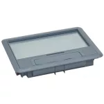   LEGRAND 88001 Műanyag fedél 12/18 modulos standard padlódobozhoz, max. 8mm burkolattal