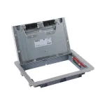  LEGRAND 88004 Rozsdamentes acél fedél 12/18 modulos standard padlódobozhoz, max. 8mm burkolattal