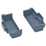   LEGRAND 88027 Műanyag doboz elektromos szigeteléshez, 12 (2x6) modulos vertikális padlódobozhoz, álpadlóba építéshez, 2db