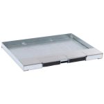   LEGRAND 88104 Stainless steel cover for 12/18 modular flangeless floor box, max. With 15mm cover