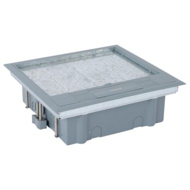 LEGRAND 88172 Floor box with plastic cover, perpendicular assembly, 12 modules