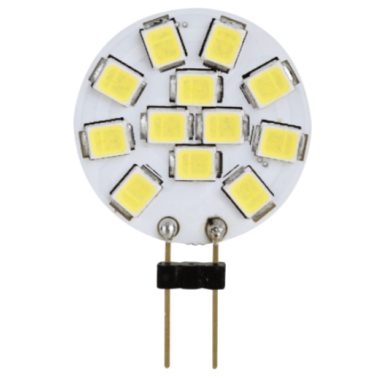 TRACON LG4K2W LED light source 12 VAC / DC, 2 W, 2700 K, G4, 140 lm, 180 °, EEI = A +