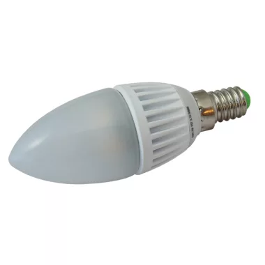TRACON LGY5W Gyertya burájú LED fényforrás, tejüveg 230VAC, 5 W, 2700 K, E14, 380 lm, 180°, EEI=G