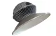 TRACON LHBP160W LED csarnokvilágító, porszórt, kültéri 100-240 VAC, 160 W, 14400 lm, 4500 K, 50000 h, IP65, EEI=F