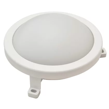 TRACON LHLMK12NW Műanyag házas LED hajólámpa, kerek forma 230 V, 50 Hz, 12 W, 840 lm, 4000