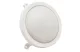 TRACON LHLMK6NW LED lamp with plastic cover, round shape 230 V, 50 Hz, 6 W, 420 lm, 4000 K, IP54, EEI = A