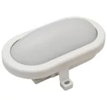 TRACON LHLMO12NW Műanyag házas LED hajólámpa, ovális forma 230 V, 50 Hz, 12 W, 840 lm, 4000 K, IP54, EEI=G