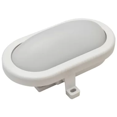 TRACON LHLMO12NW Műanyag házas LED hajólámpa, ovális forma 230 V, 50 Hz, 12 W, 840 lm, 4000 K, IP54, EEI=G