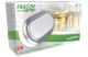 TRACON LHLMOS8NW Műanyag házas LED hajólámpa ezüst kerettel, ovális 230 V, 50 Hz, 8 W, 400