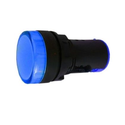 S&G LED-es jelzőlámpa, kék, 22mm, 230V