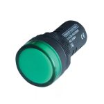   TRACON LJL22-DC230G LED-es jelzőlámpa, zöld 230V DC, d=22mm